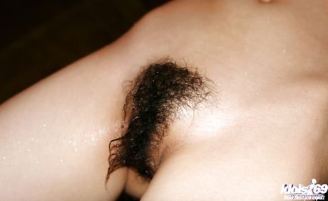 Attractive japanese cutie Momo Yoshizawa exposing her ass in shower